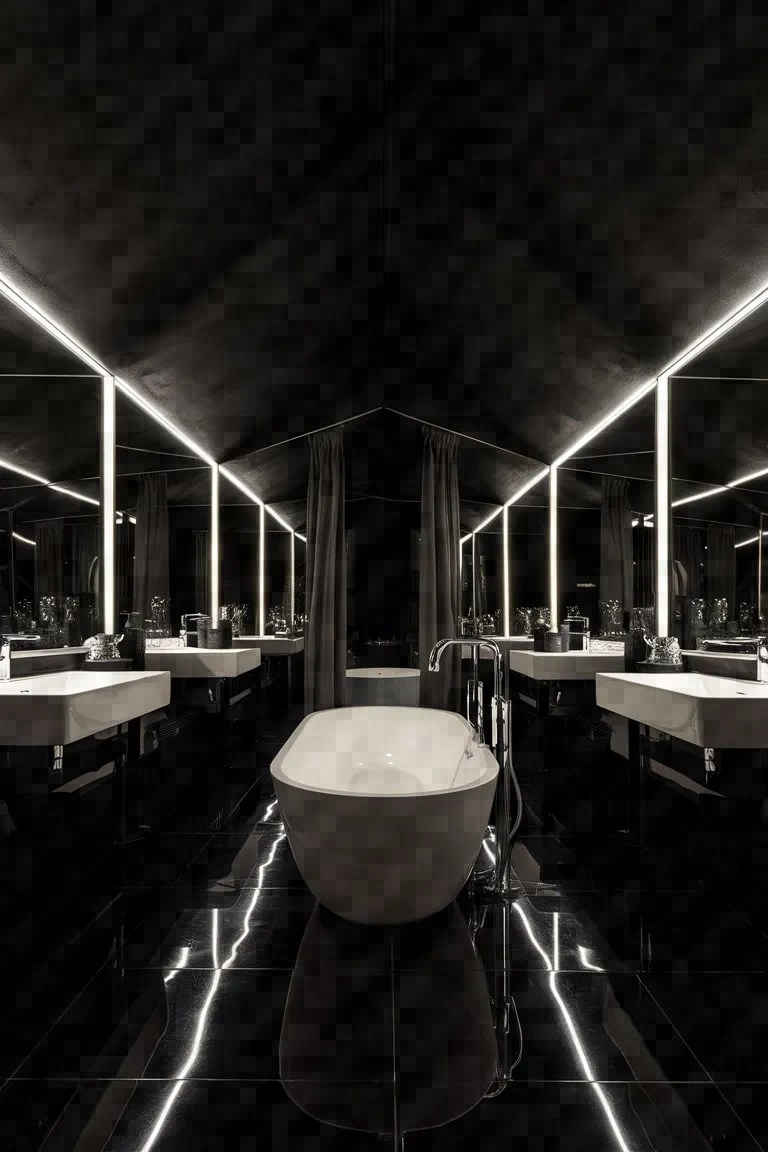 I found the Best Black Bathroom Ideas Pixel Bamboo