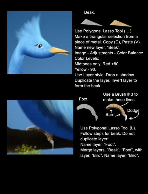 как рисовать текстуру металла