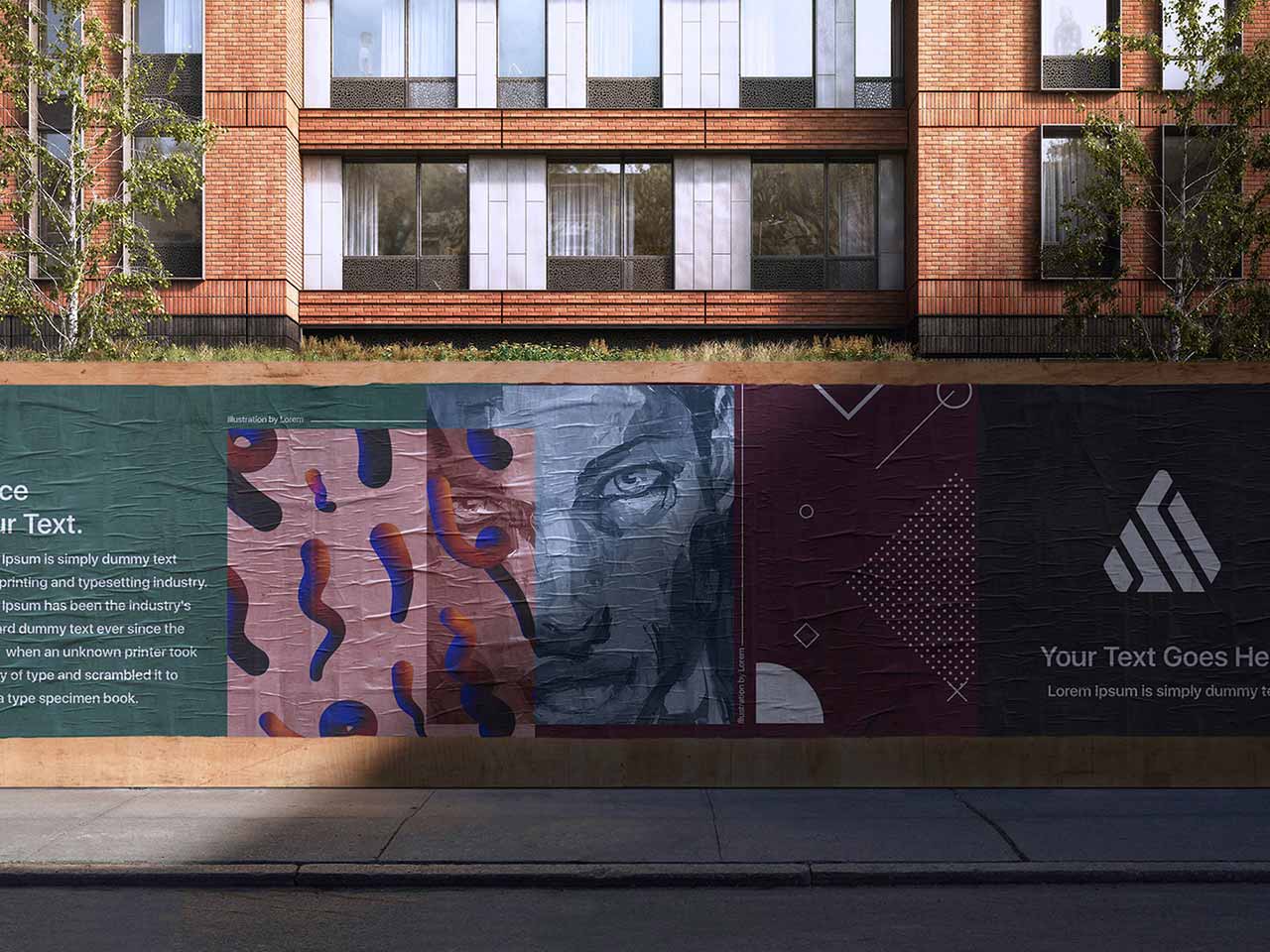 [Get 39+] 20+ Poster Mockup Street Png cdr