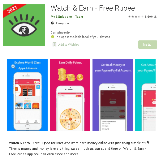 Watch & Earn App Review Legit or Scam Pixel Dimes