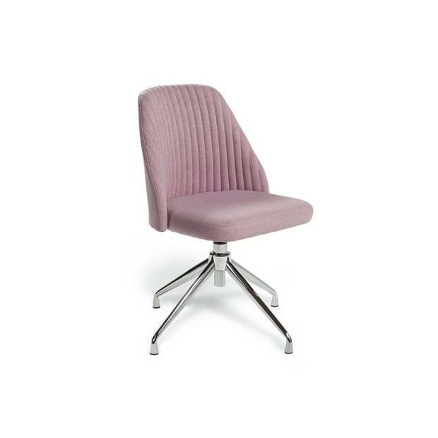 Habitat Nori Fabric Office Chair Pink PIXELgrafic