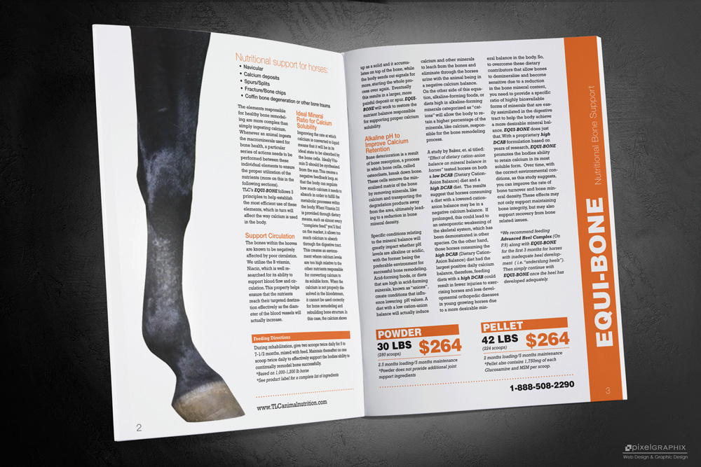 PixelGraphixDesign Product Guide for TLC Animal Nutrition