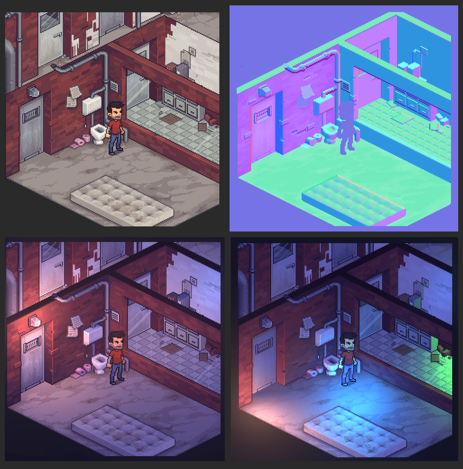 pixel art normal maps