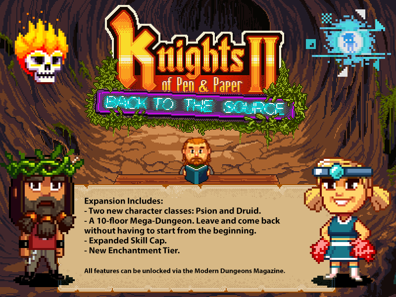Knights of Pen and Paper 2 Take a Free Action Pixel Judge
