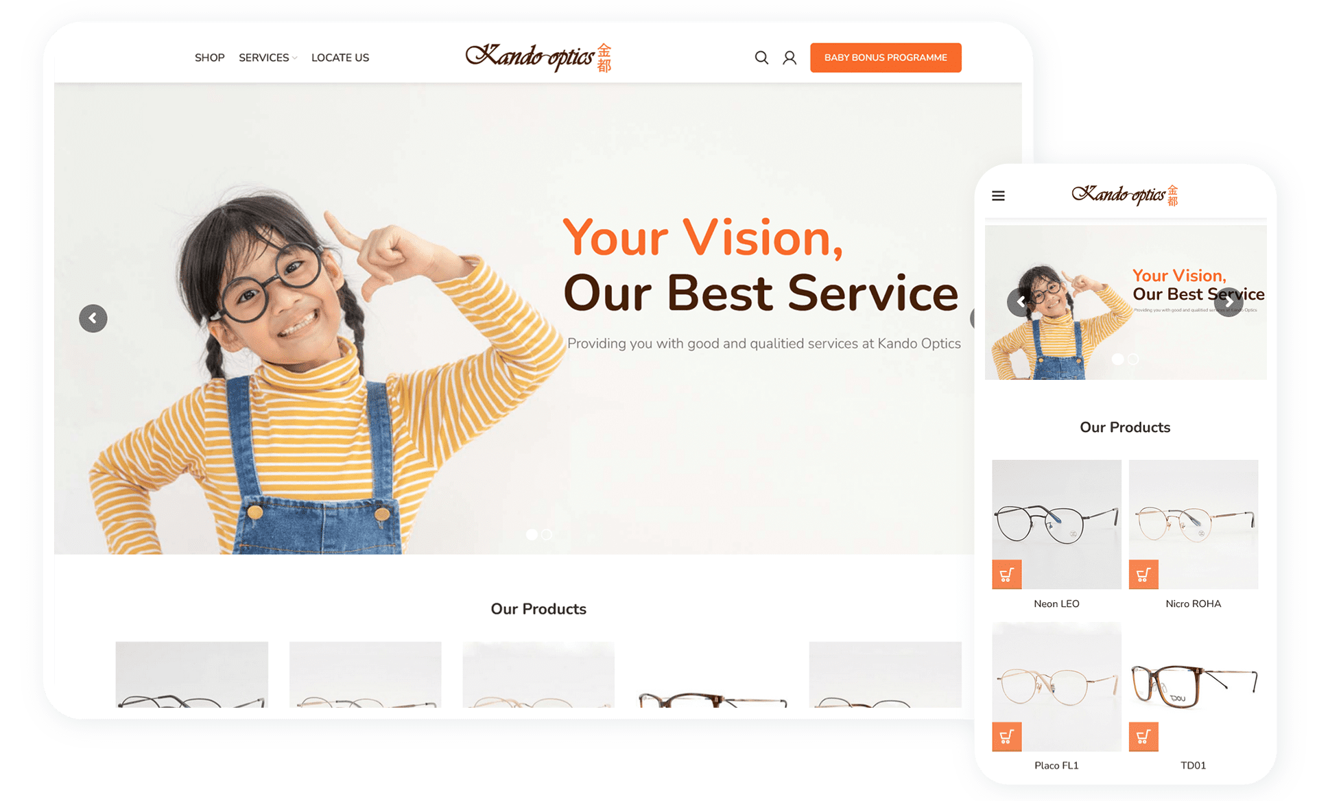 Kando Optics  Design Singapore Digital Marketing Services