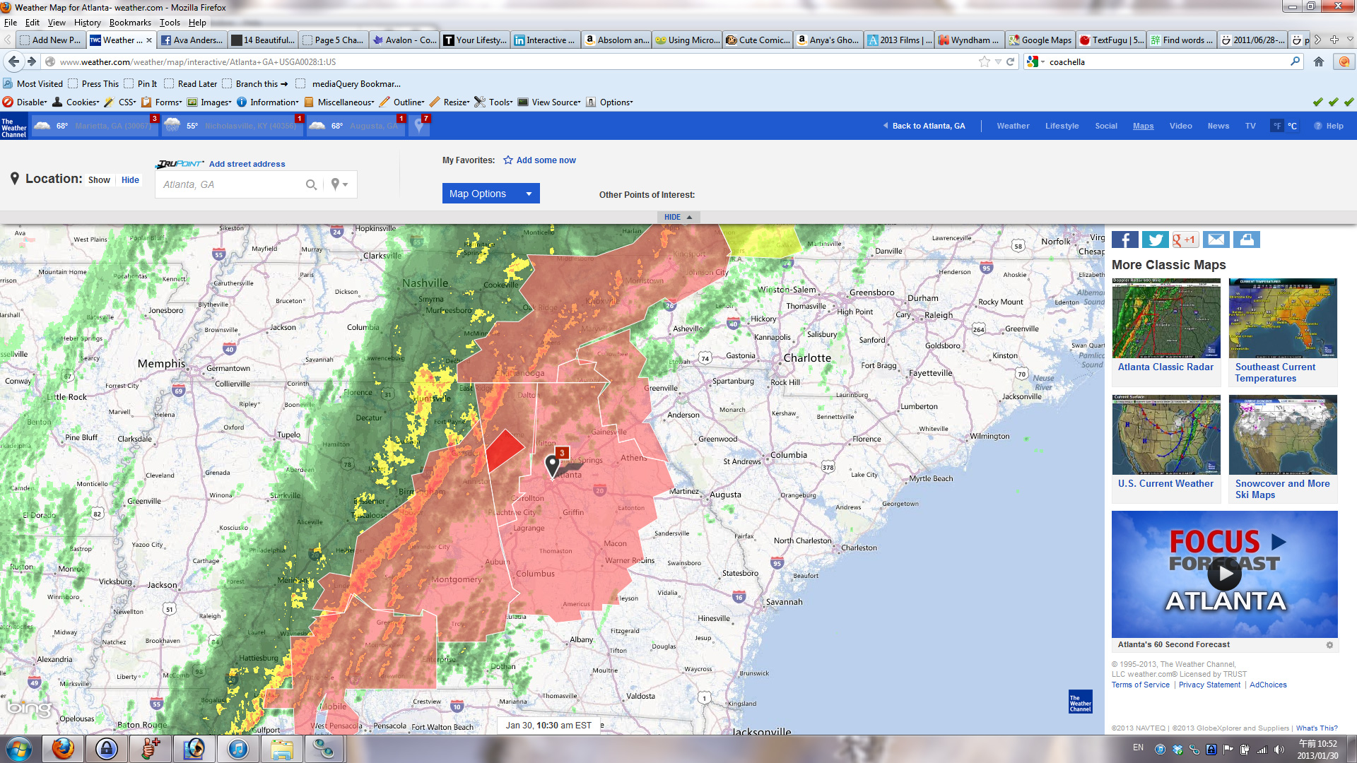 Interactive Weather Map Weather Channel Map