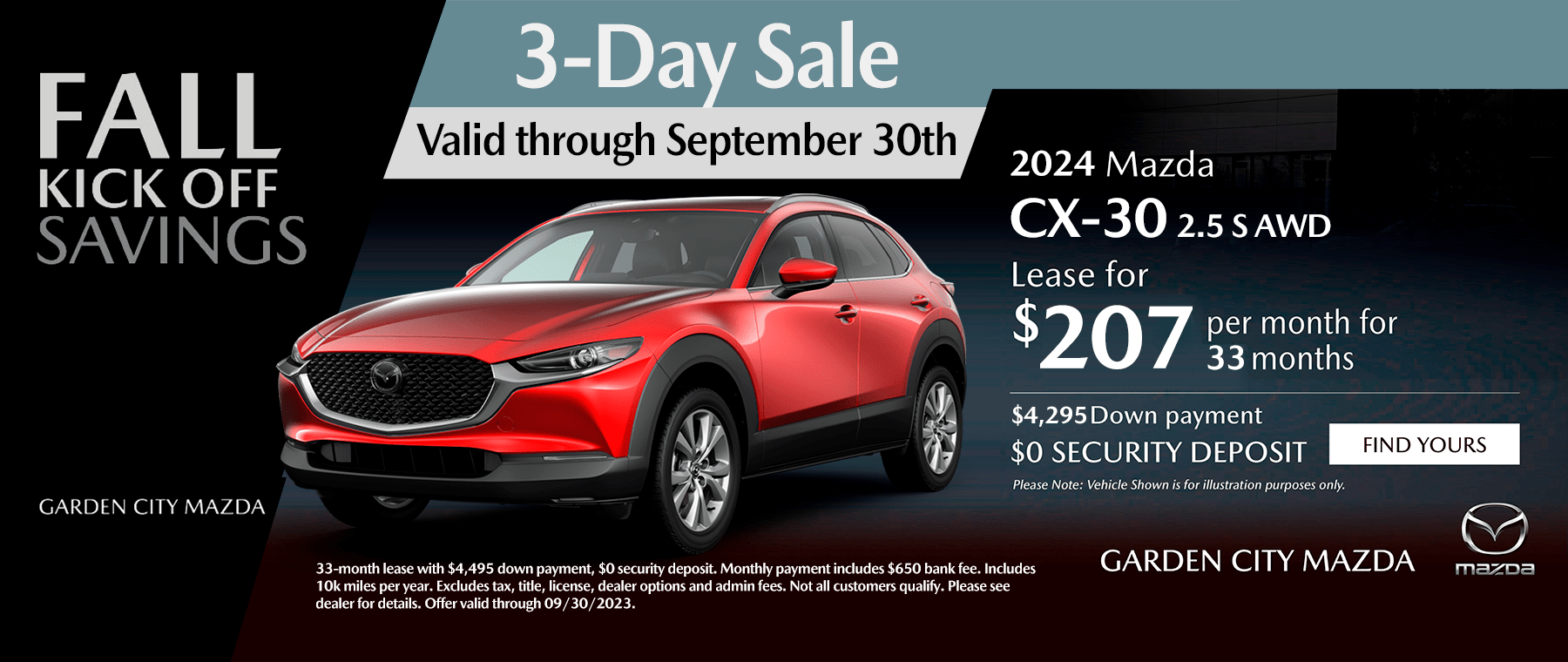 Mazda CX30 Lease Special Garden City Mazda