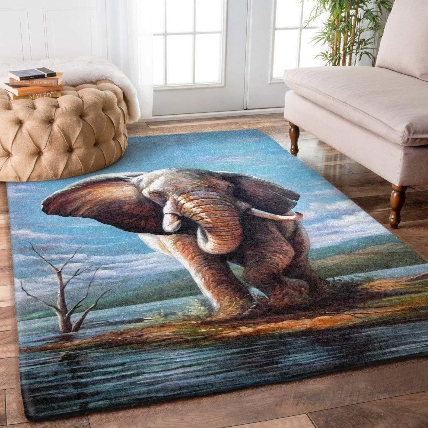 Elephant VD65124 Rug Carpet Pixeltee
