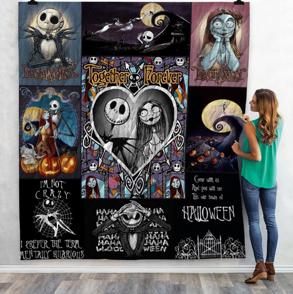 Jack Skellington And Sally The Nightmare Before Christmas Blanket 3