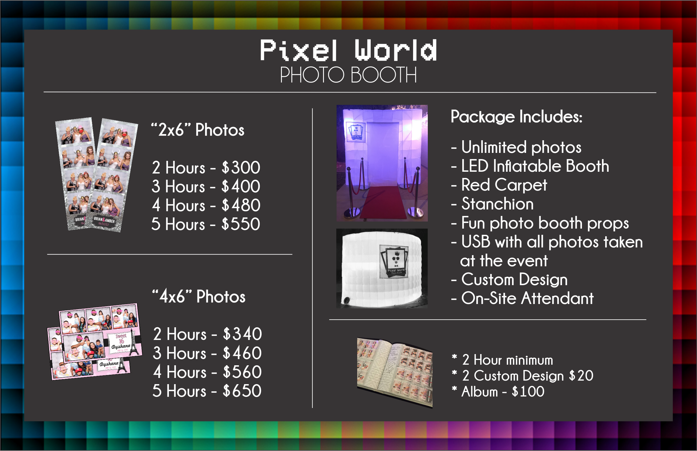 Rates Pixel World Photobooth