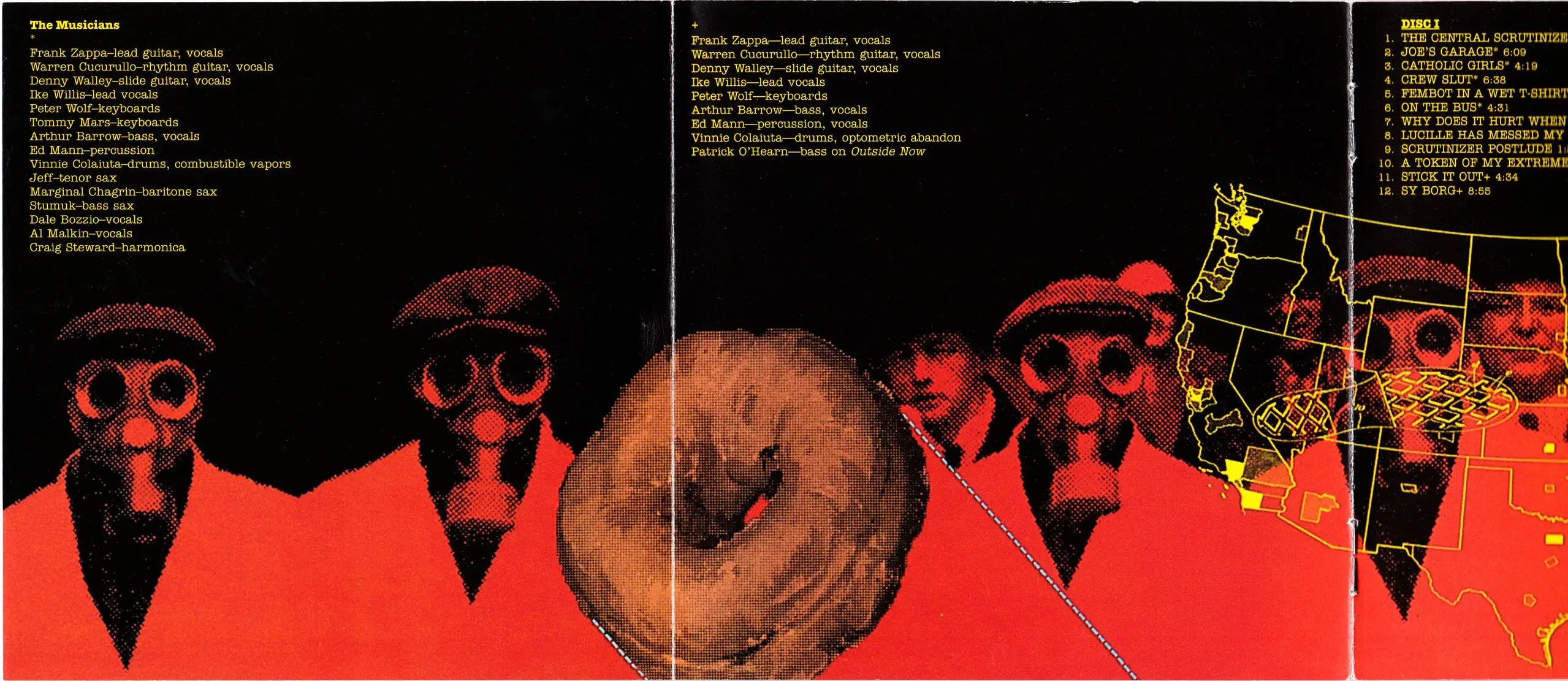 Frank Zappa Joe's Garage Acts I, II & III (1979) [2CD] {1995 Ryko