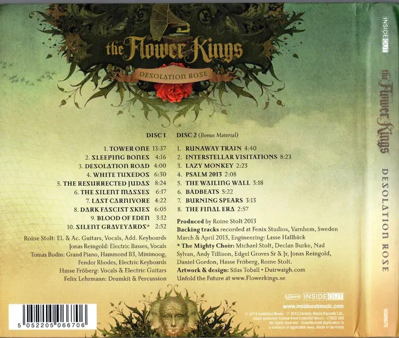 The Flower Kings Desolation Rose (2013) / AvaxHome
