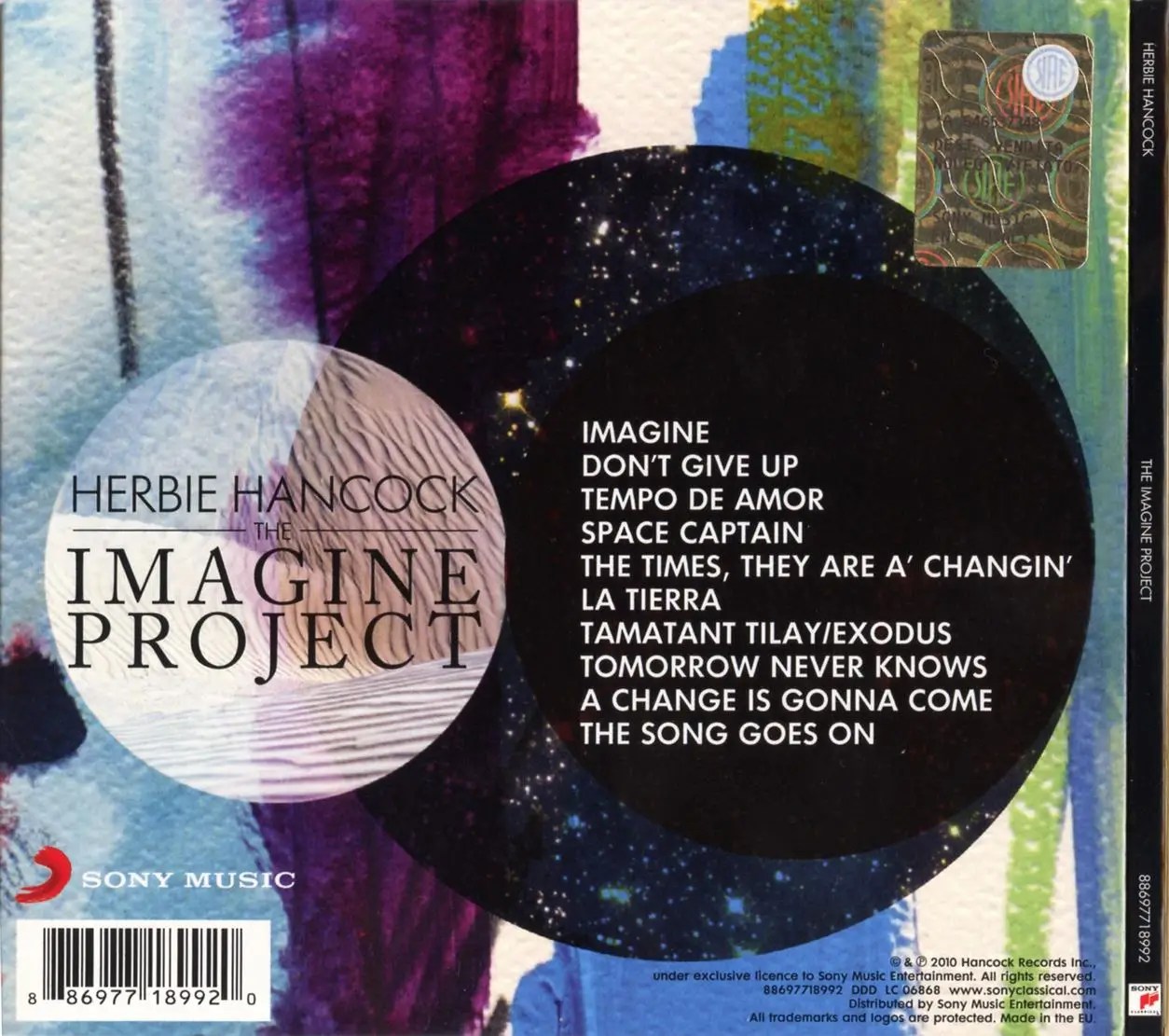 Herbie Hancock The Imagine Project (2010) {Sony Music 88697718992
