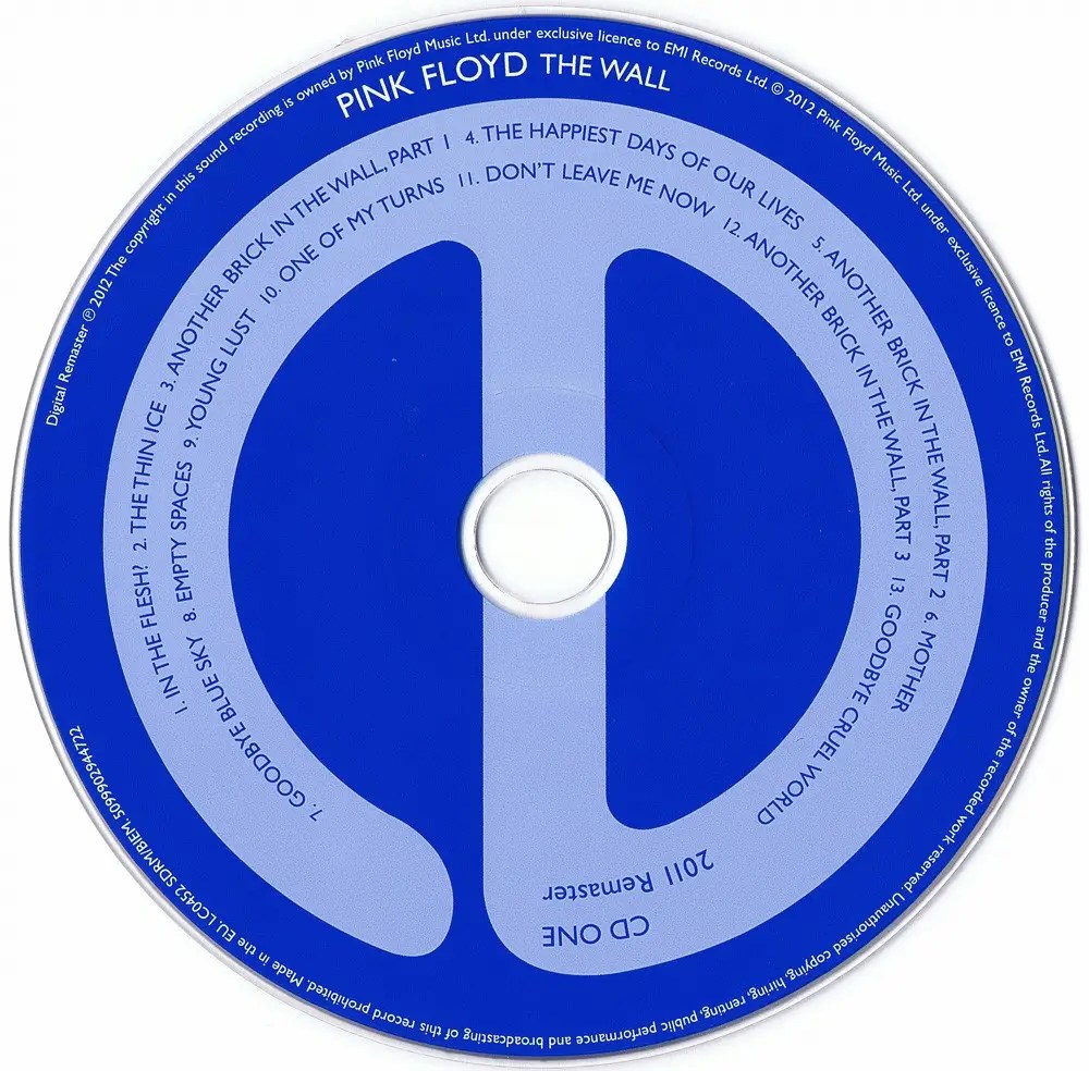 Pink Floyd The Wall (1979) [Experience Edition, 3CD Box Set, 2012