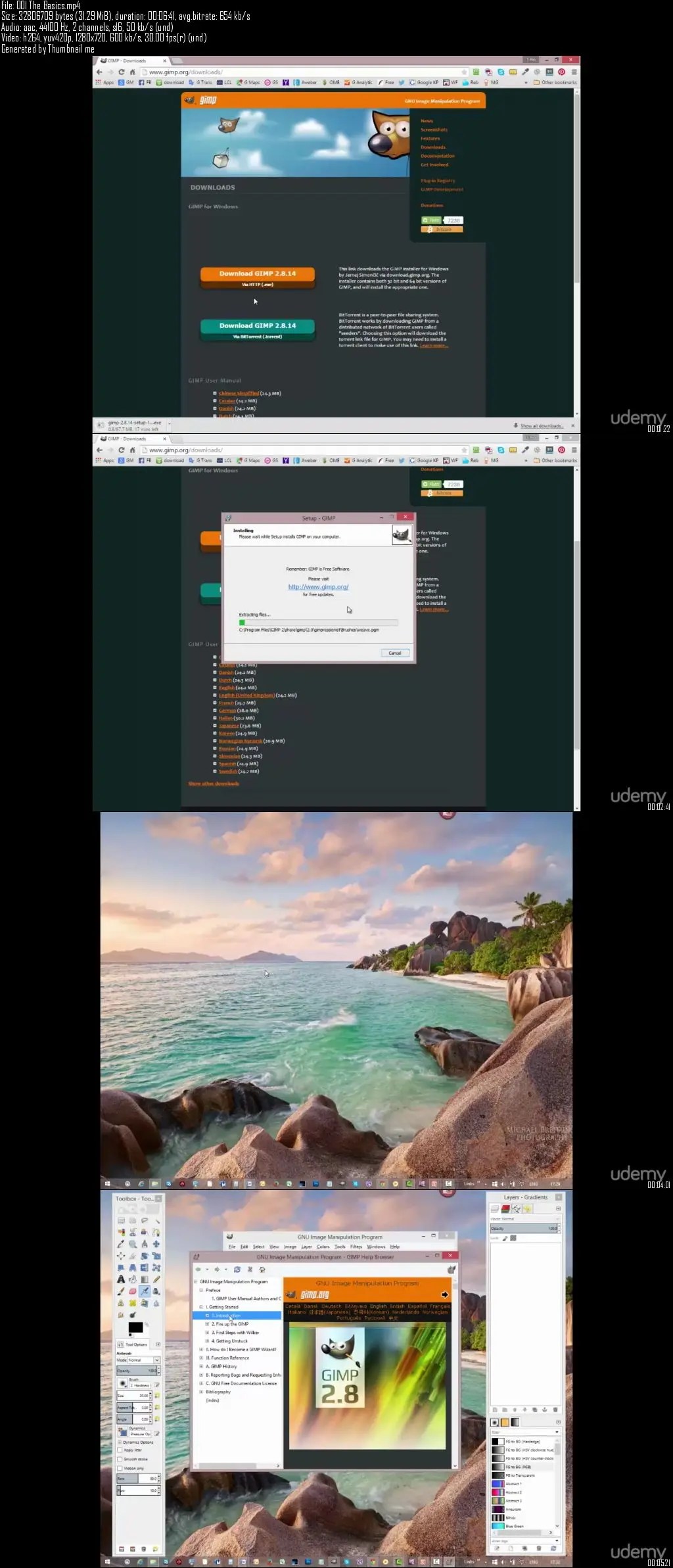 Udemy GIMP for Beginners. Learn FREE graphic design software. / AvaxHome