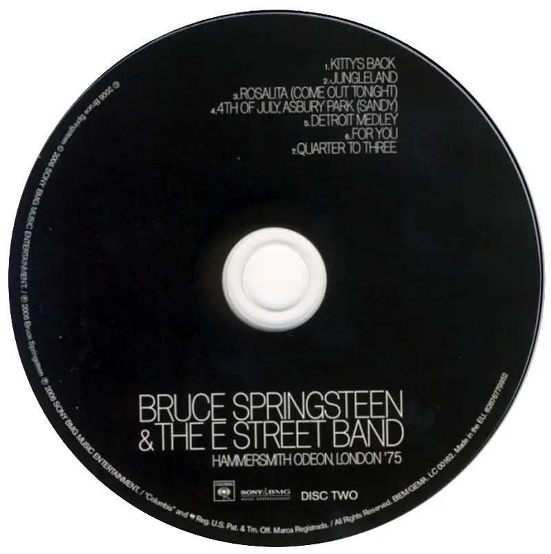 Bruce Springsteen & The E Street Band Hammersmith Odeon, London '75