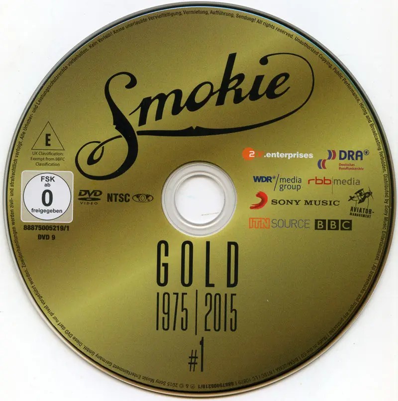 Smokie Gold 19752015 40th Anniversary Gold Edition