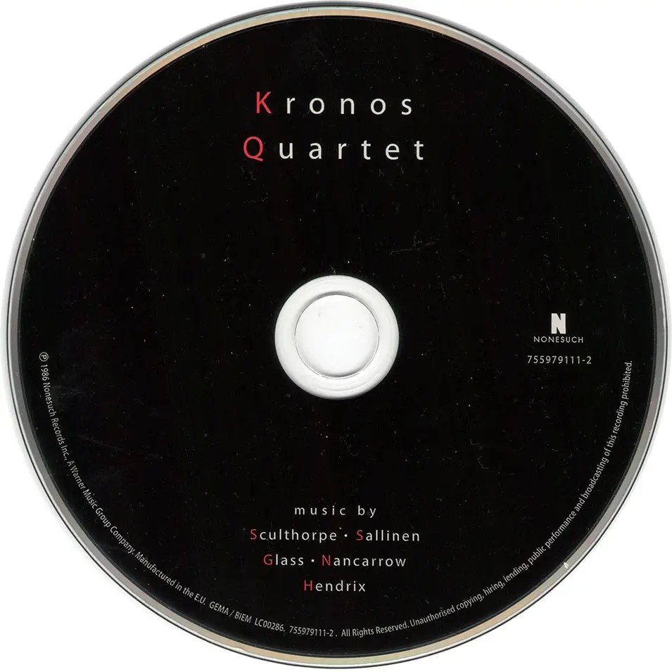 Kronos Quartet Music by Peter Sculthorpe, Aulis Sallinem, Philip Kronos Quartet Music by Peter Sculthorpe, Aulis Sallinem, Philip