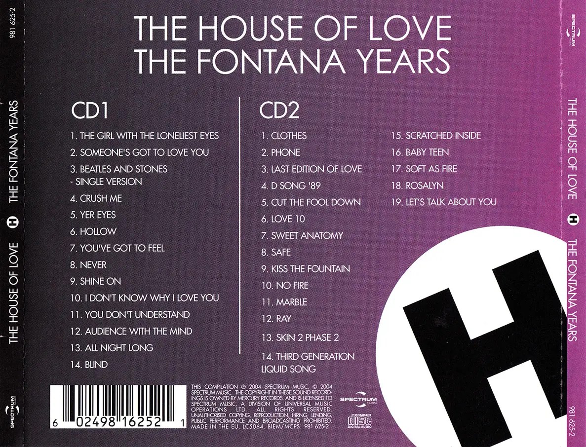 The House Of Love The Fontana Years (2004) 2CD / AvaxHome