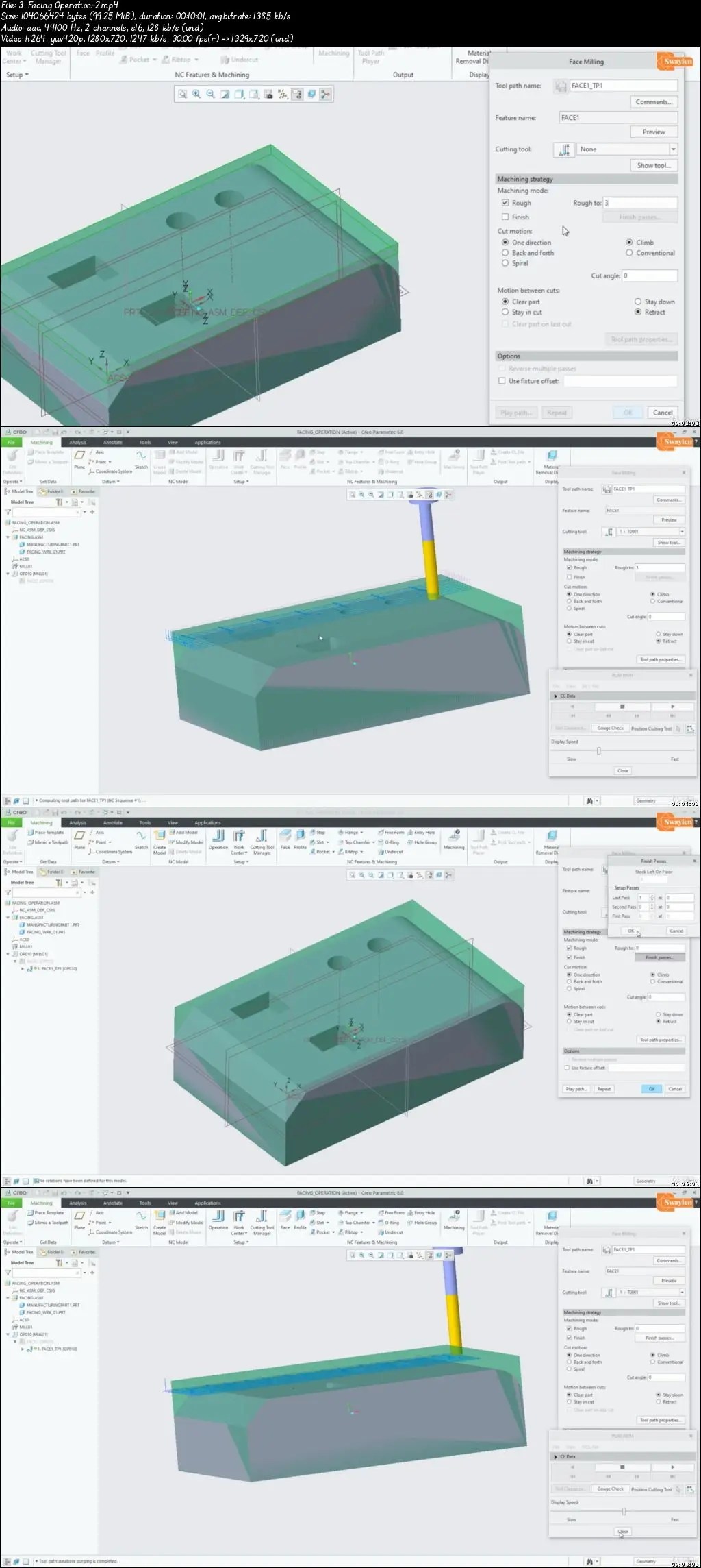 Creo Advance Part Modelling, Manufacturing and Mold Design / AvaxHome