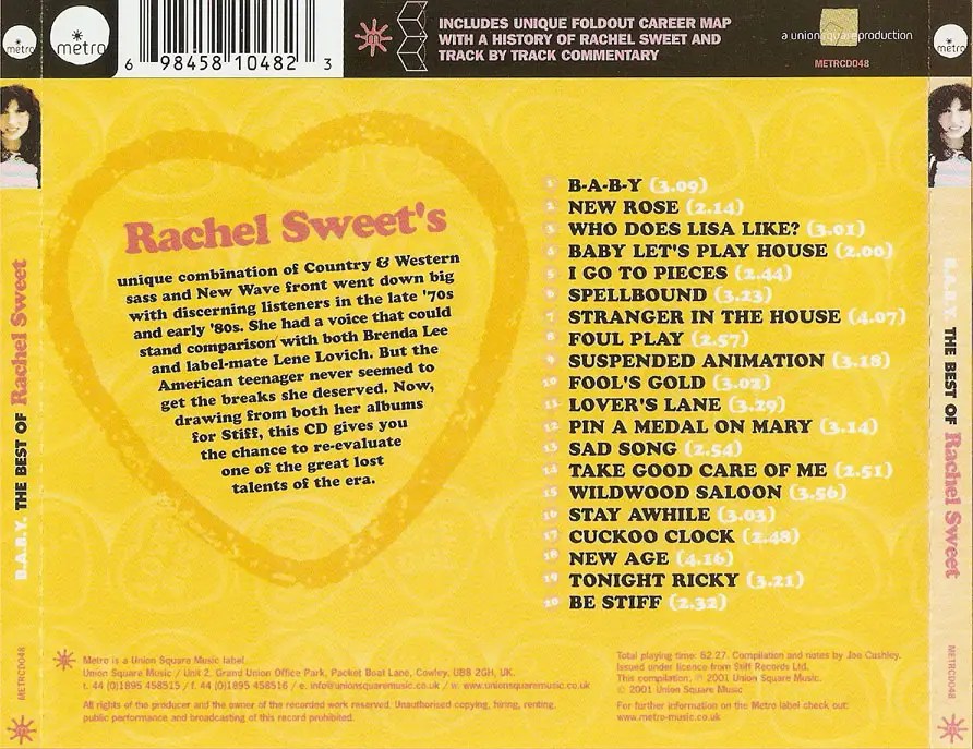 Rachel Sweet B.A.B.Y. The Best of Rachel Sweet (2001) / AvaxHome(027)