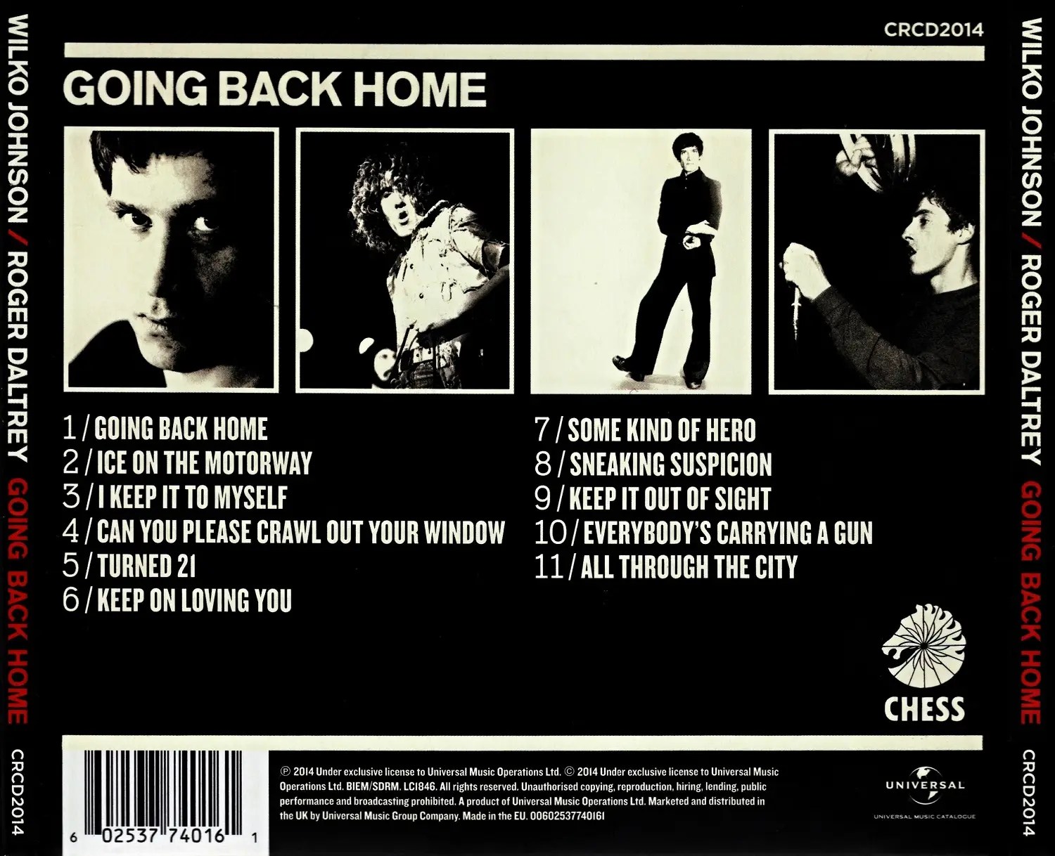 Roger Daltrey & Wilko Johnson Going Back Home (2014) / AvaxHome