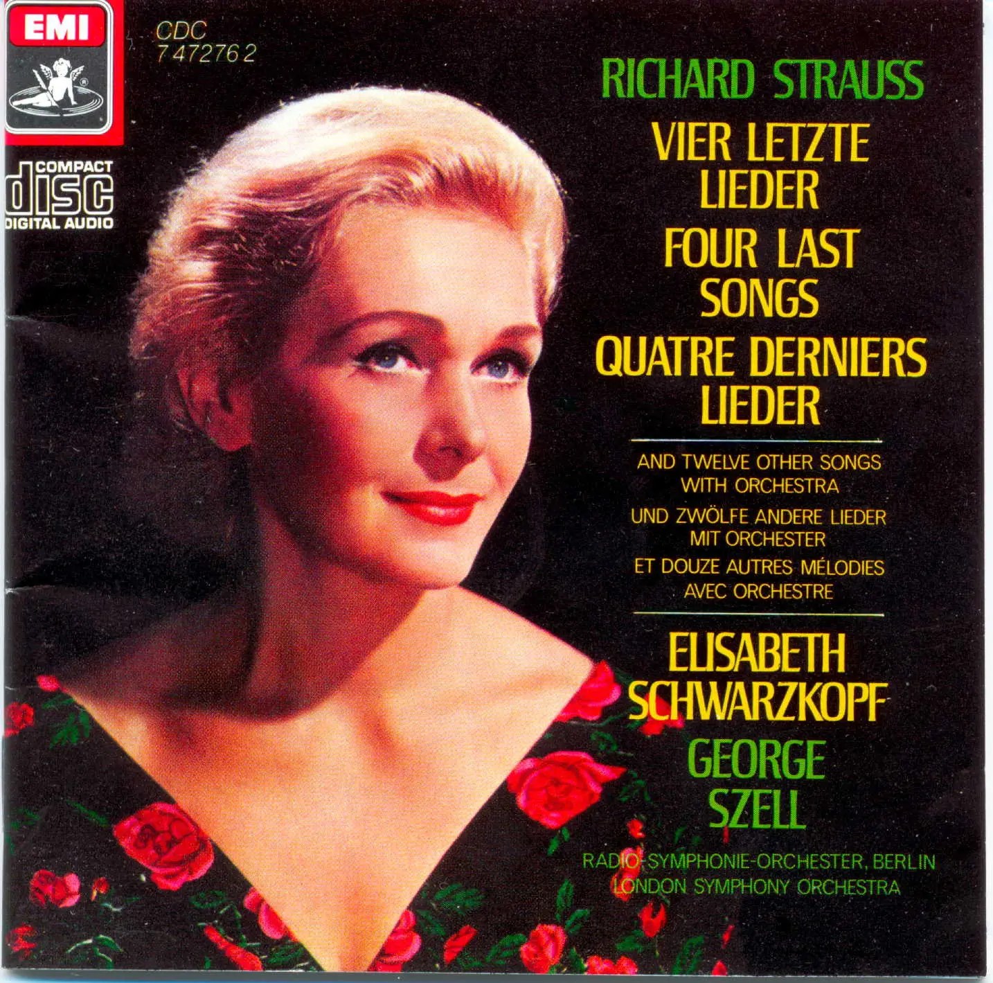 Richard Strauss Four Last Songs & 12 others songs with Orchestra