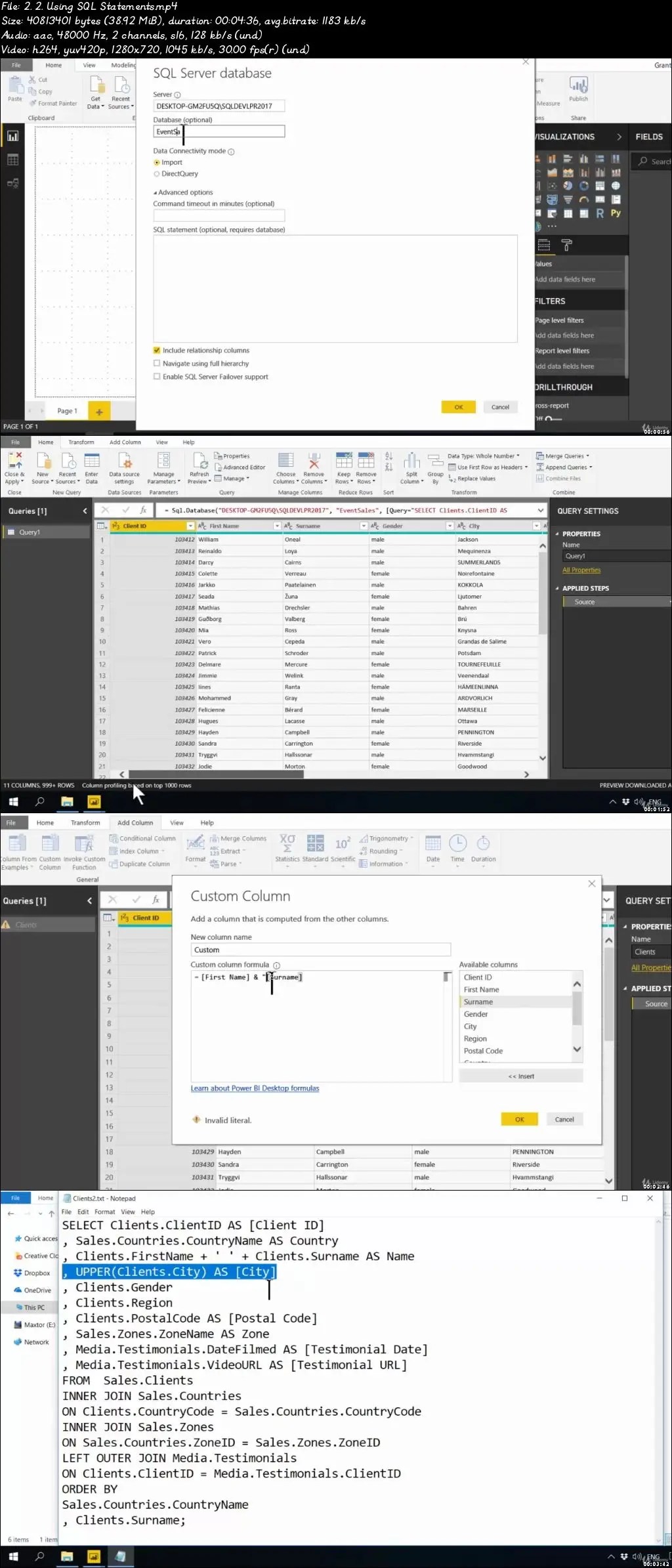 Power BI SQL Server Integration / AvaxHome