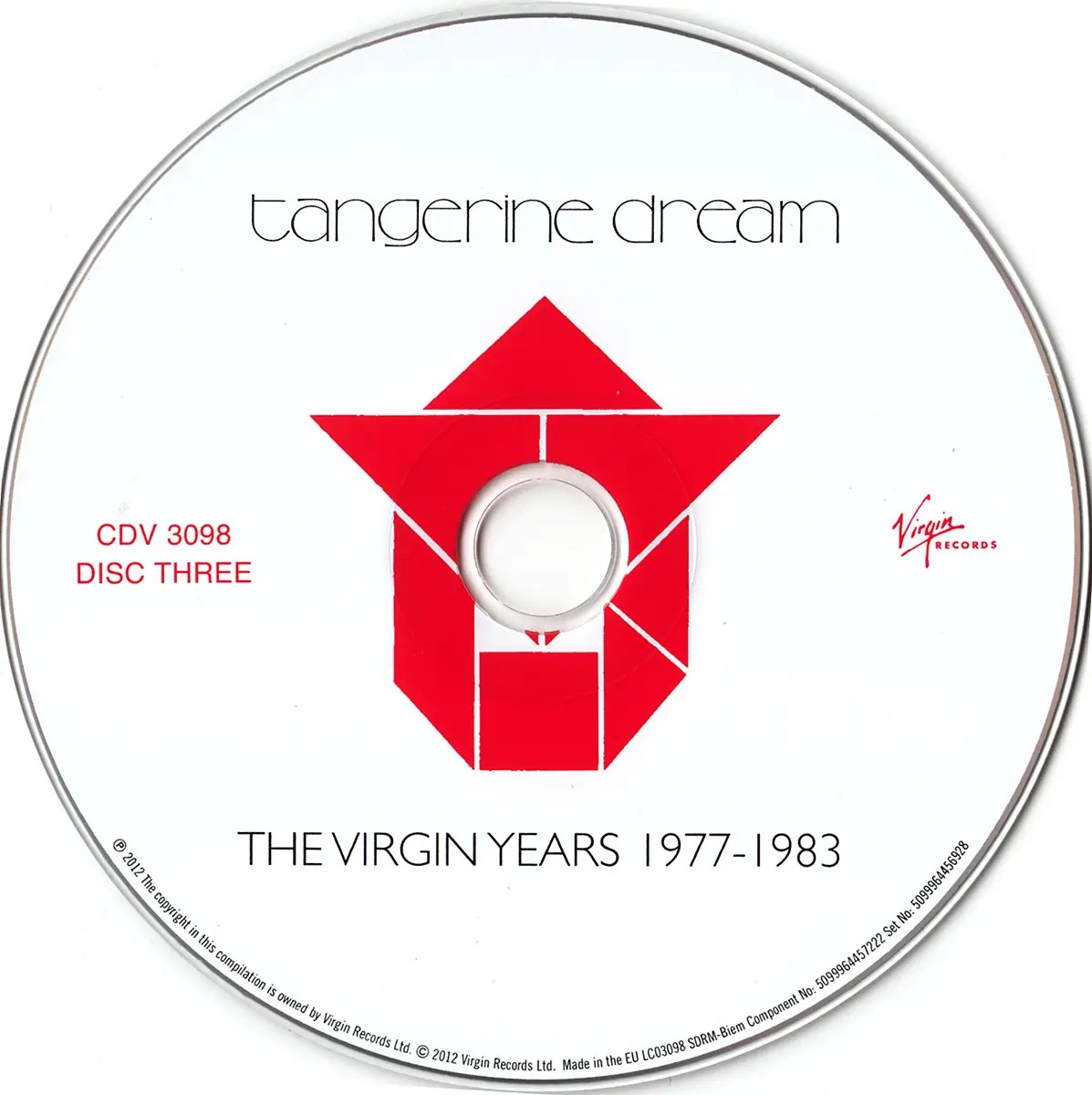 Tangerine Dream The Virgin Years 19771983 [5CD Box Set] (2012) [ReUp