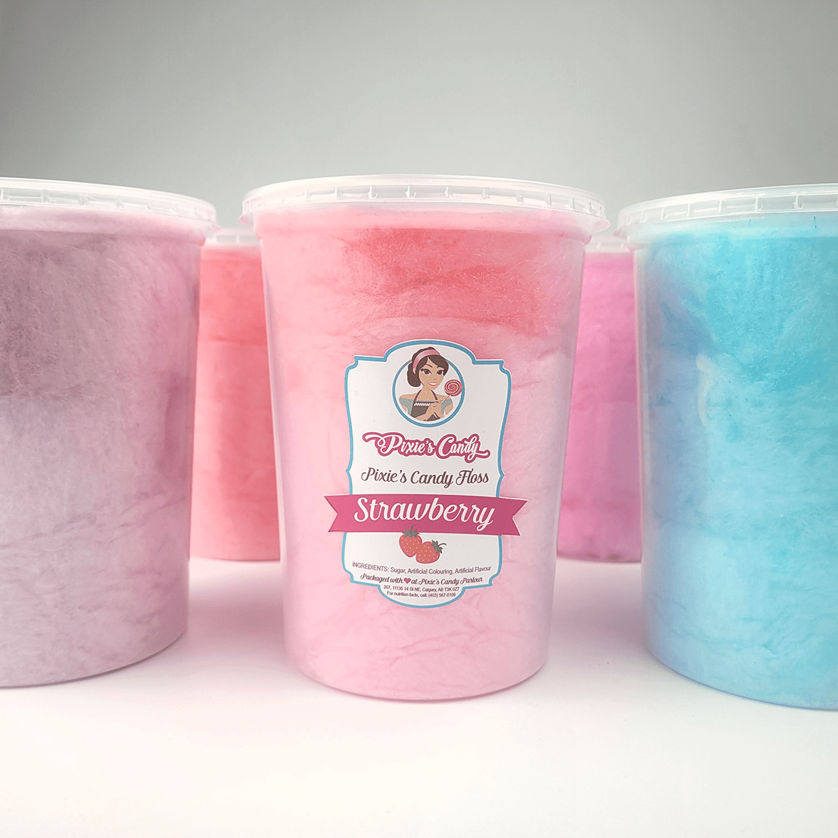 Pixie's Cotton Candy Container Pixies Candy Parlour