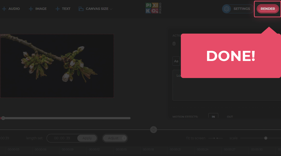 Pixiko 🔤 Add Text to Video Online Make your video readable