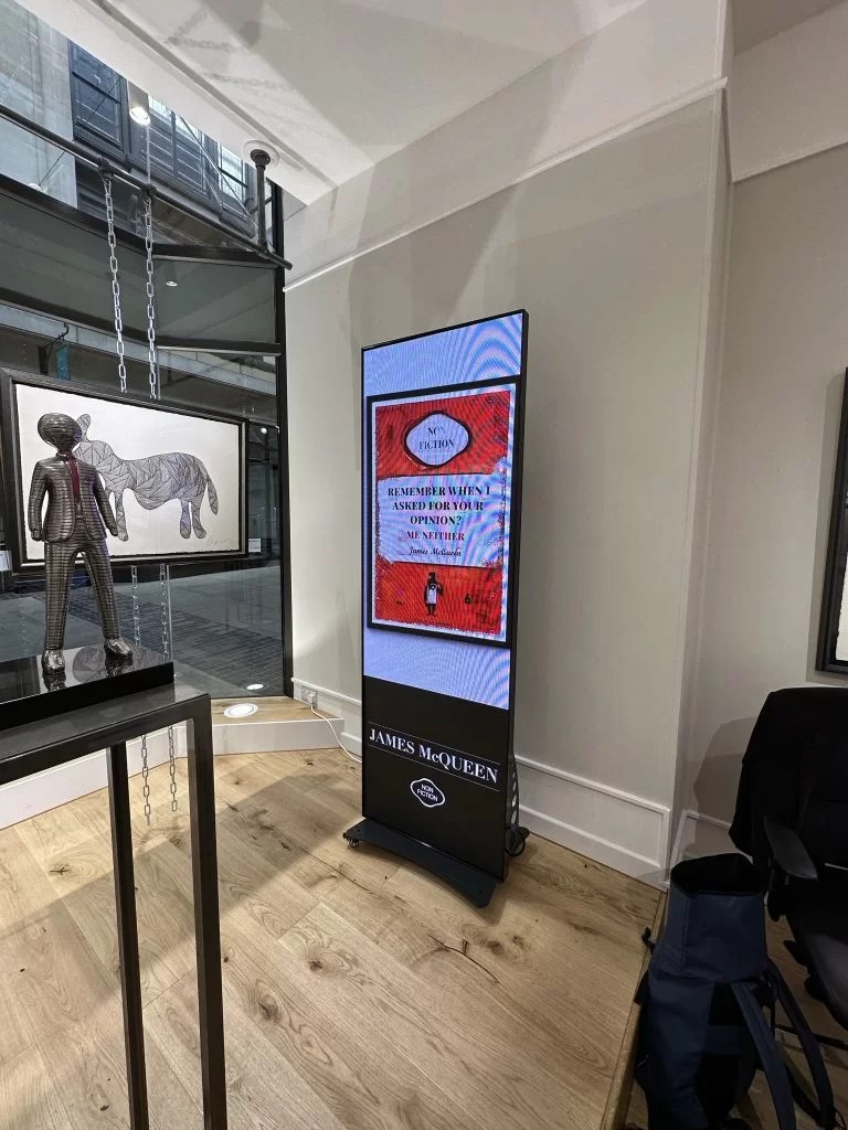 Castle Fine Art LED Poster in High End Art Gallery