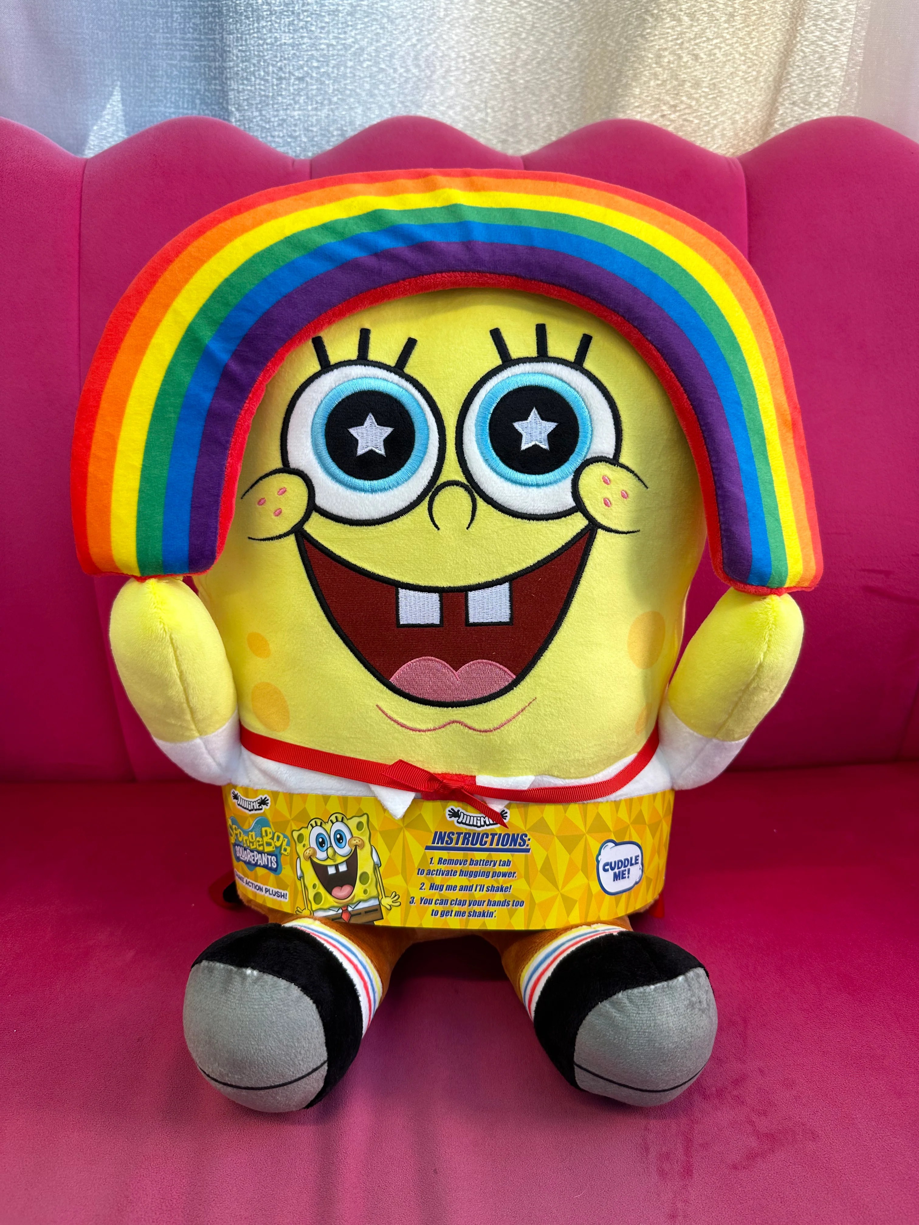 SpongeBob Rainbow 16” Vibrating Plush Pixley's Oddities