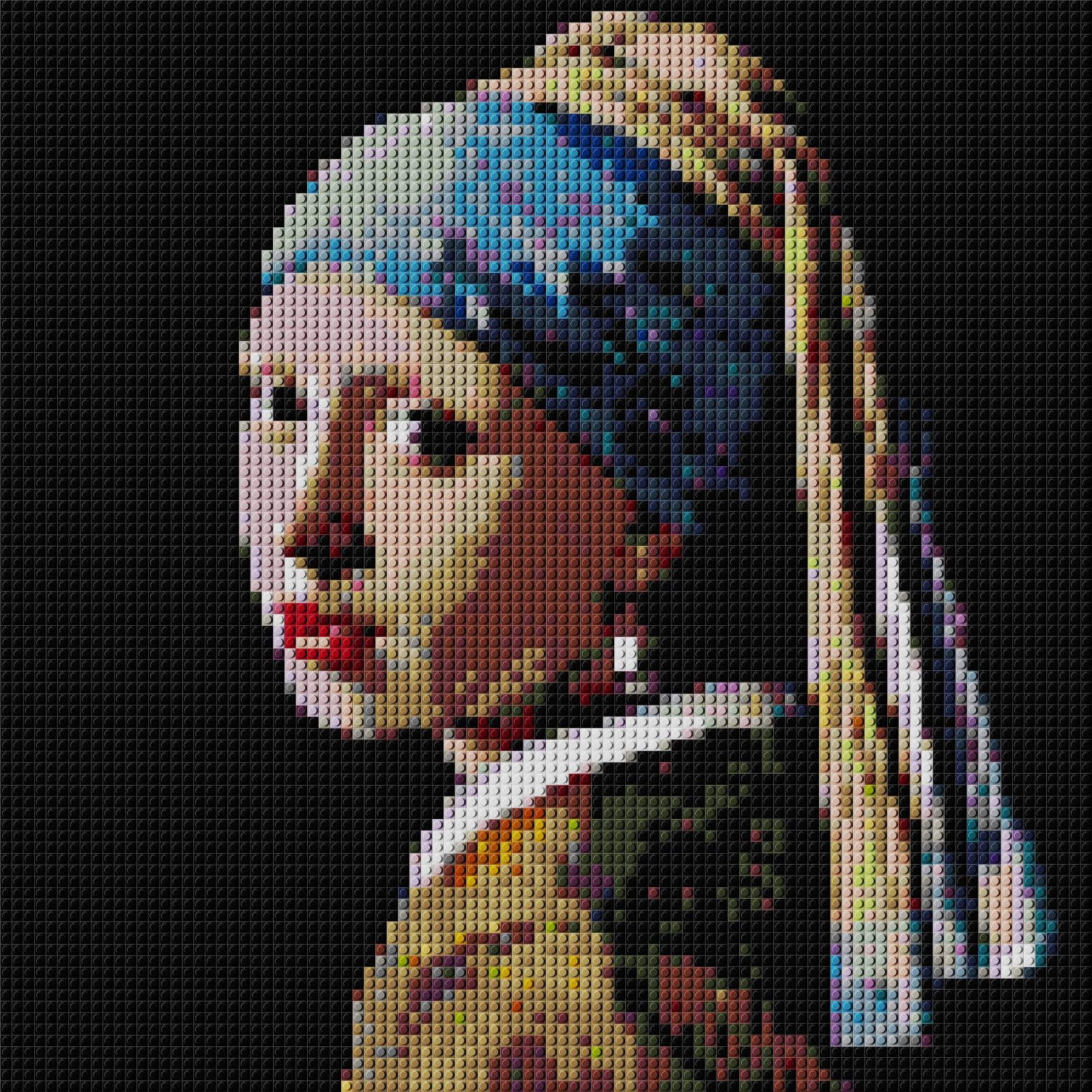 Girl With A Pearl Earring Pixel Art at Esmeralda Myers blog
