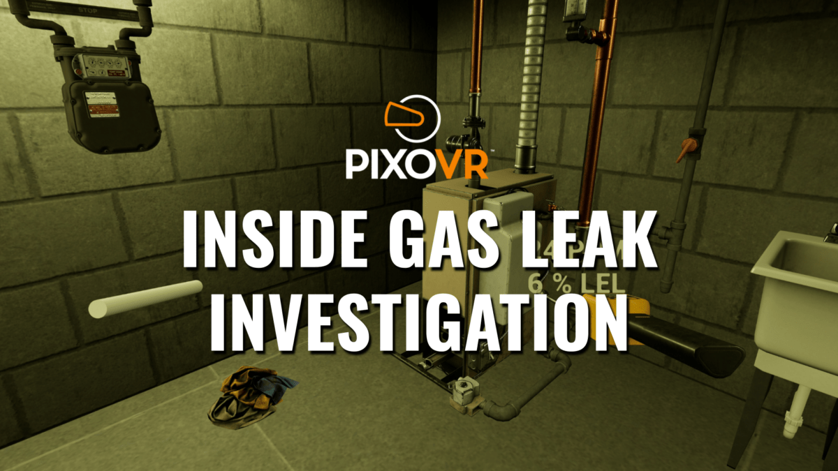 Inside Gas Leak Investigation VR Training PIXO VR(03)