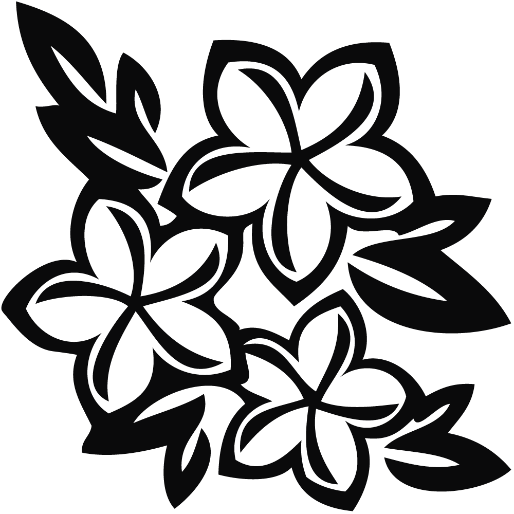 Hawaiian Flowers Clip Art No Background