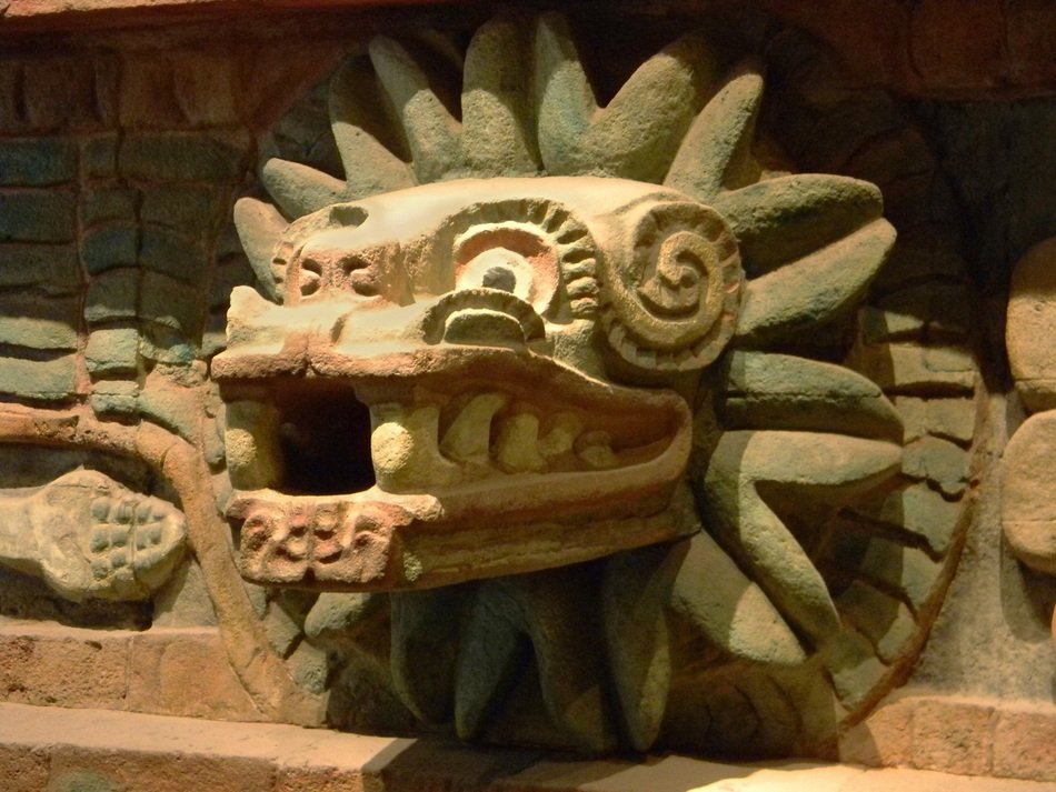 Quetzalcoatl, god, aztec, mexico ,old,ancient,tribe,culture,ruins