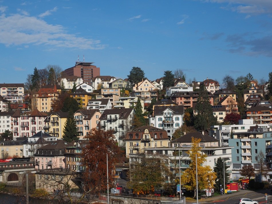 Apartments at cityscape, switzerland, lucerne free image download