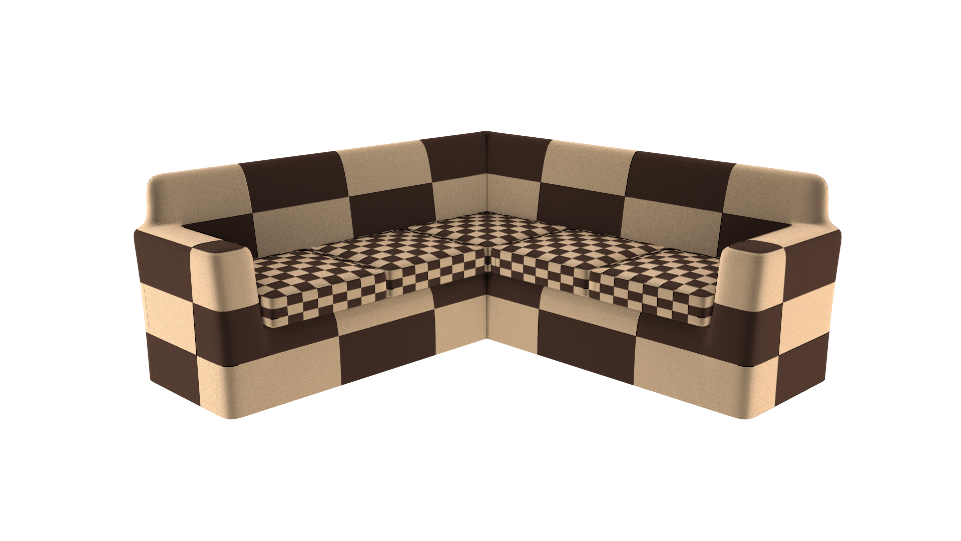 Corner sofa, visualization free image download