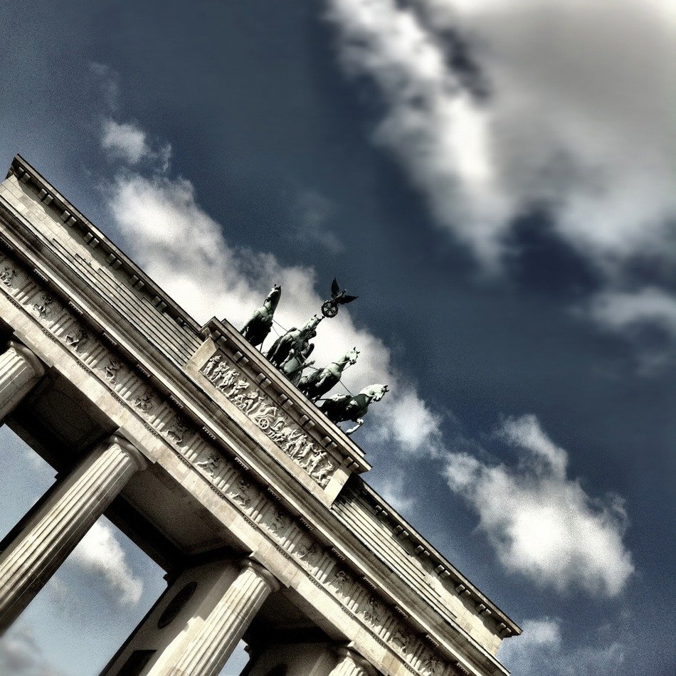 Famous brandenburg gates in Berlin free image download