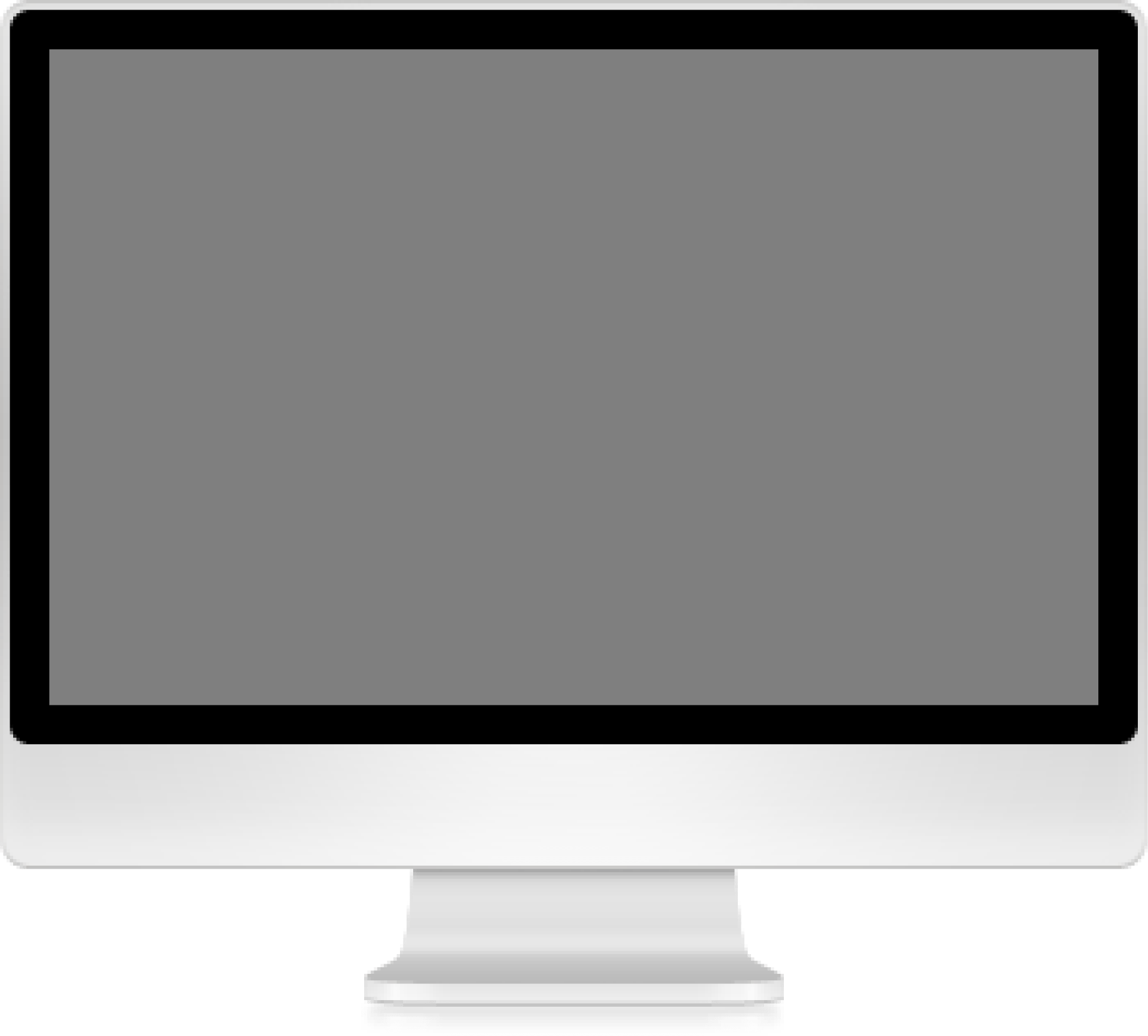 Blank grey screen of computer free image download