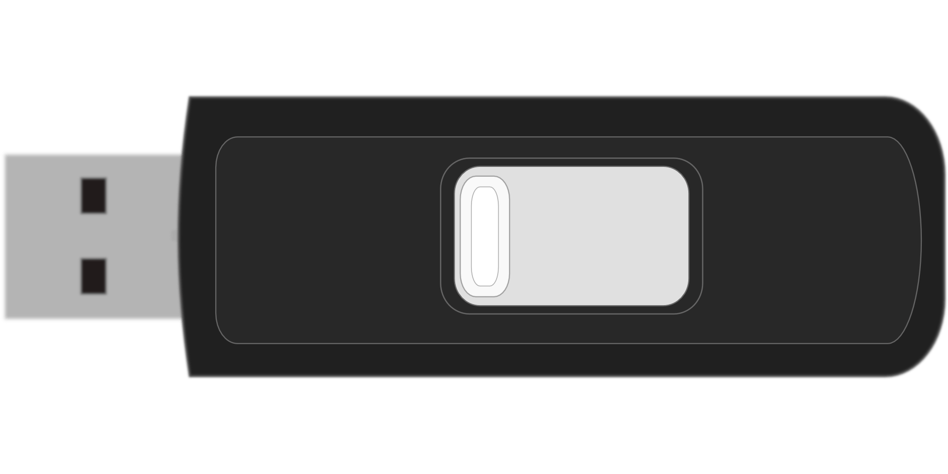 Painted black flash drive free image download