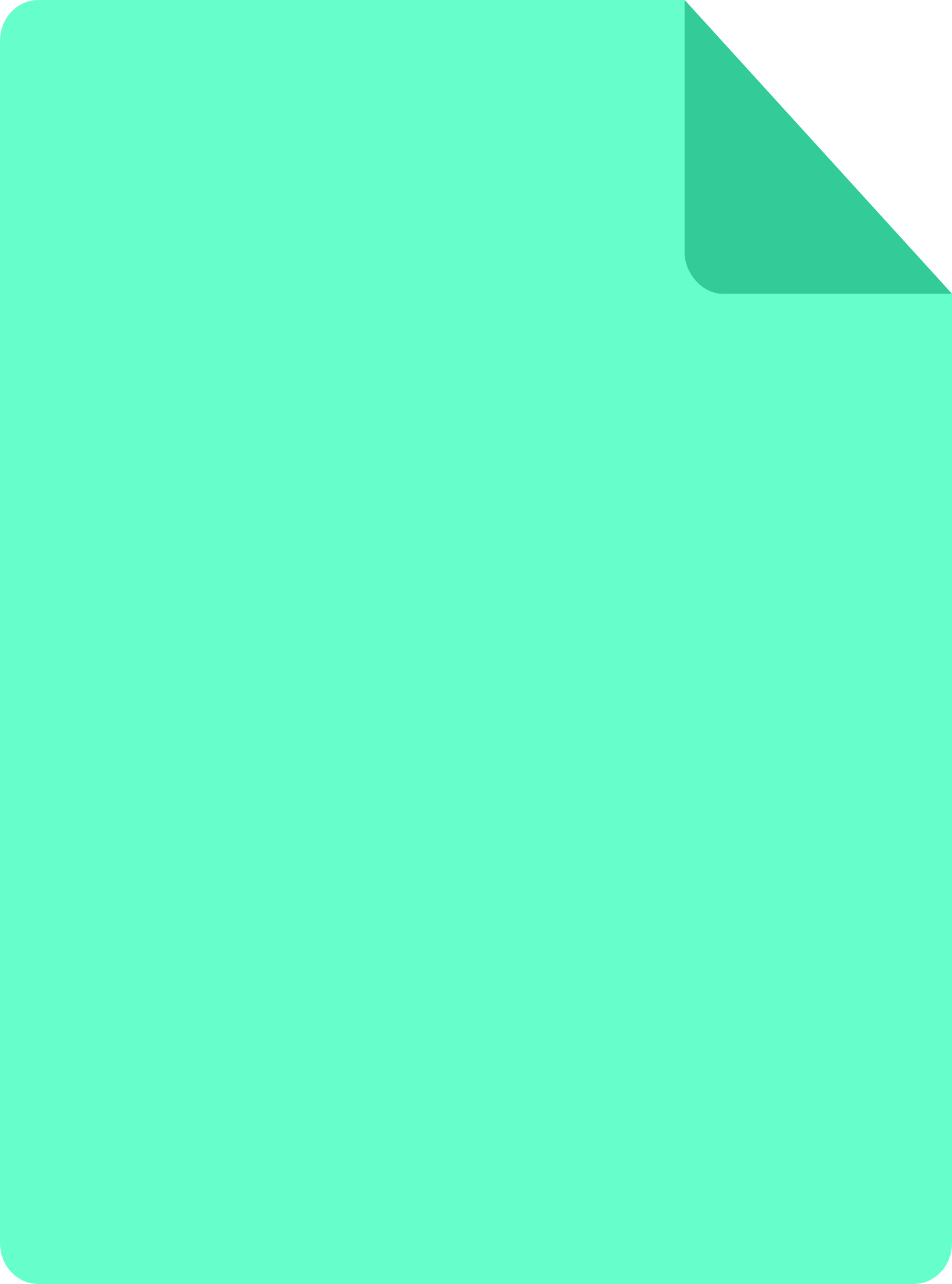 Light green icon for a notepad document free image download