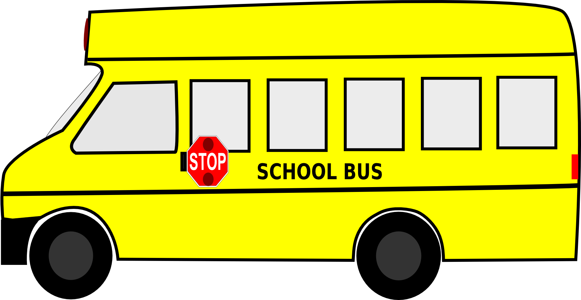 Painted yellow school bus free image download