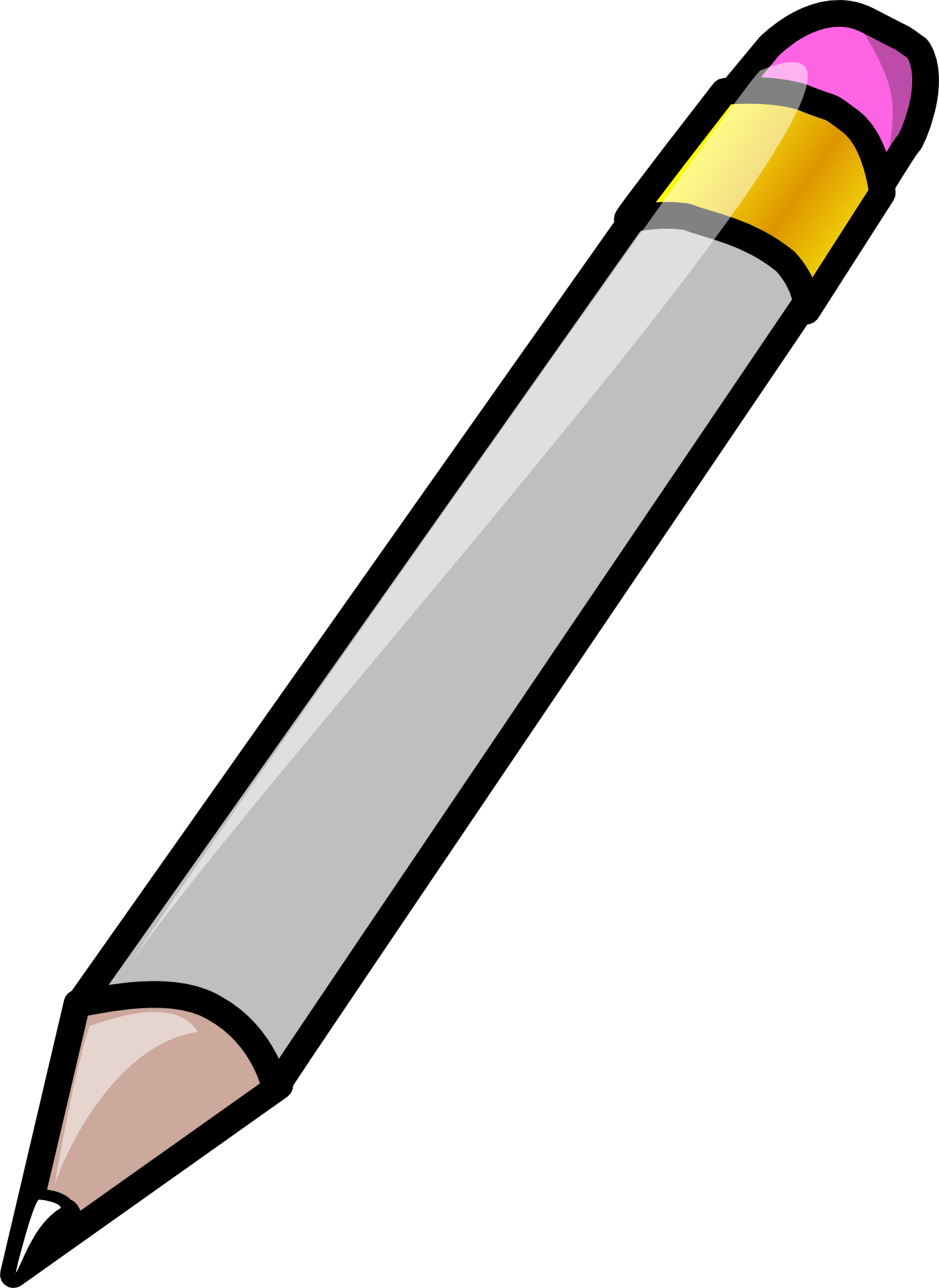 Pencil eraser rubber drawing free image download
