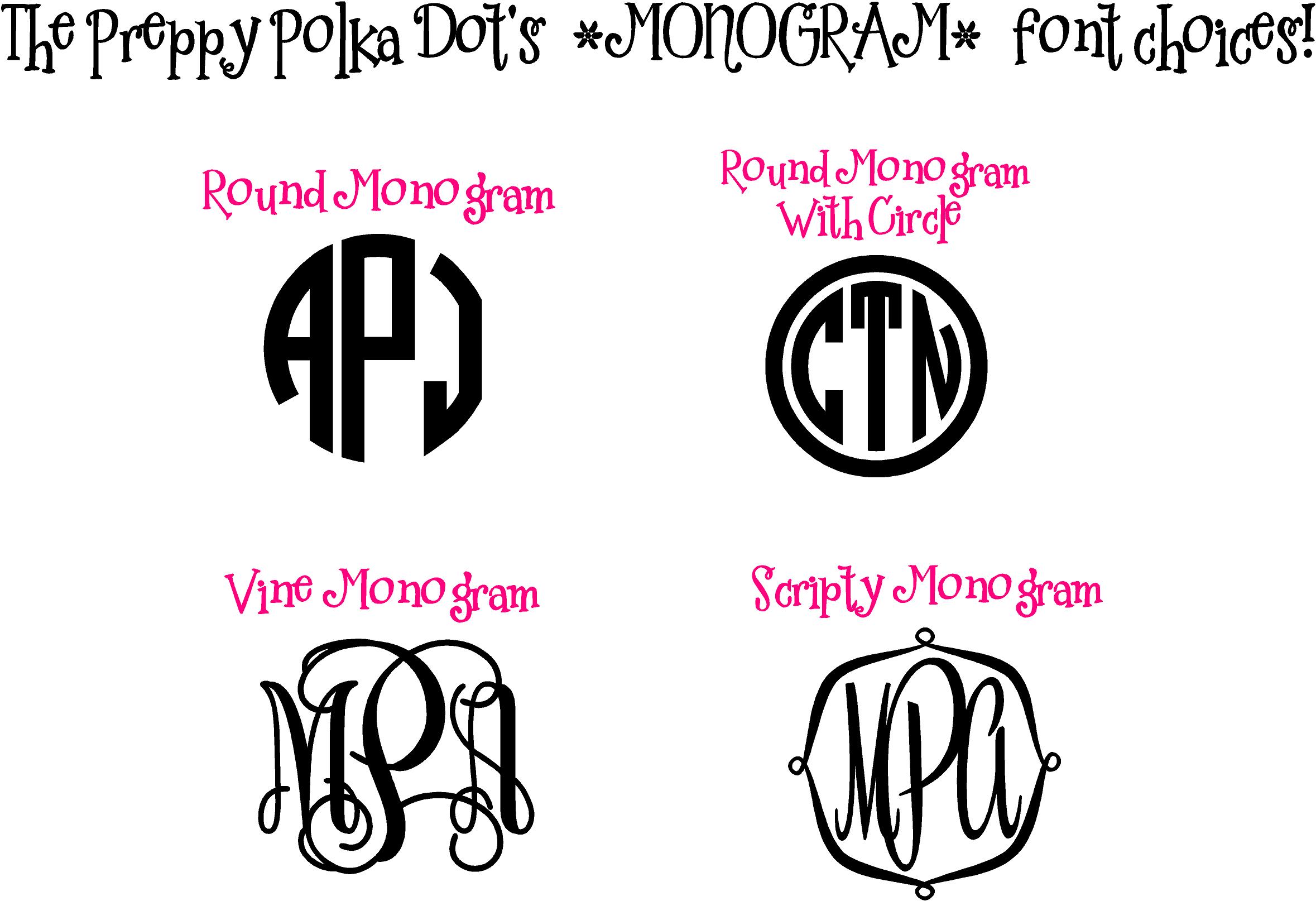 3 Letter Monogram Fonts free image download