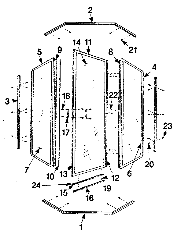 Neo Angle Shower Door Parts free image download