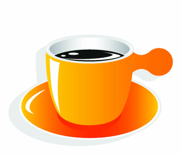 Coffee Cup And Saucer Clip Art free image download