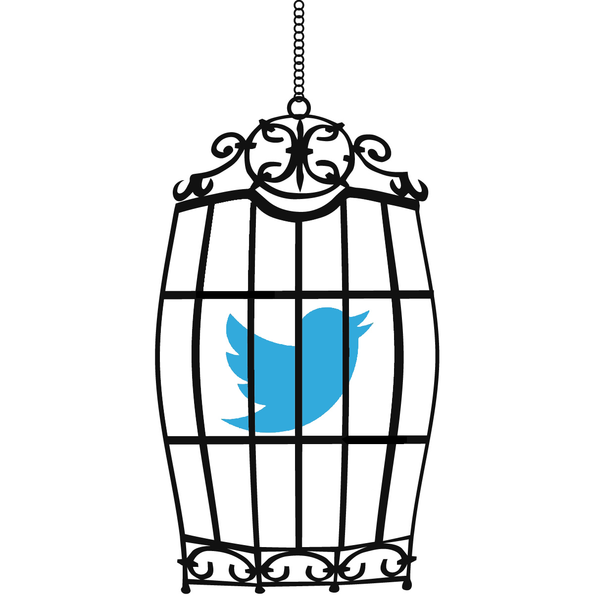Clipart of the Cartoon Bird Cage free image download