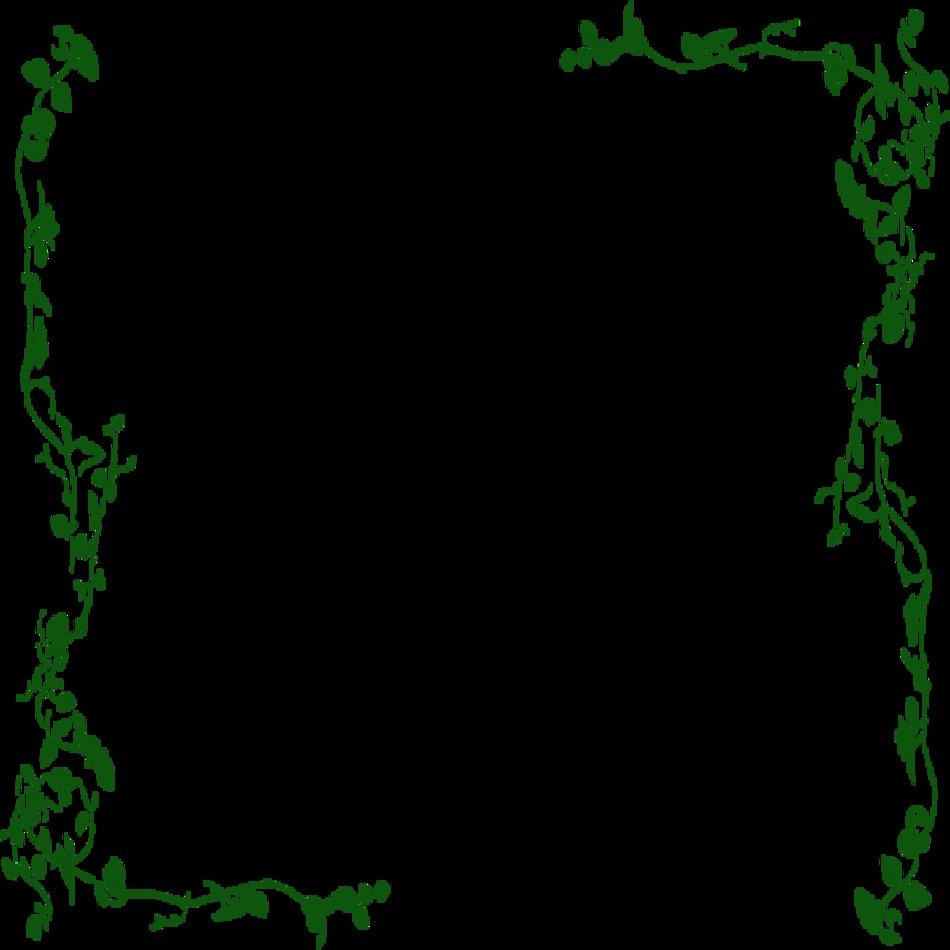 Green Vine Border Clip Art N5 free image download
